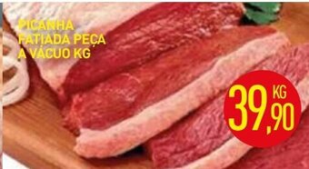 Calvo Atacadista Picanha Fatiada peca a vacuo 1kg oferta
