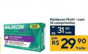 Drogaria Coop Naldecon multi com 16 comprimidos oferta
