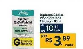 Dipirona sódica monoidratada medley