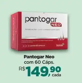 Pantogar neo com 60 cáps