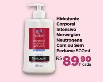 Farmácias Nissei Hidratante corporal intensivo norwegian neutrogena com ou sem perfume oferta