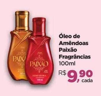 Farmácias Nissei Óleo de amêndoas paixão fragrâncias oferta