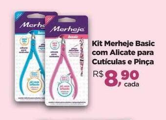 Farmácias Nissei Kit merheje basic com alicate para cutículas e pinça oferta