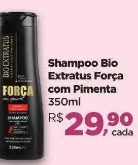 Farmácias Nissei Shampoo bio extratus força com pimenta oferta