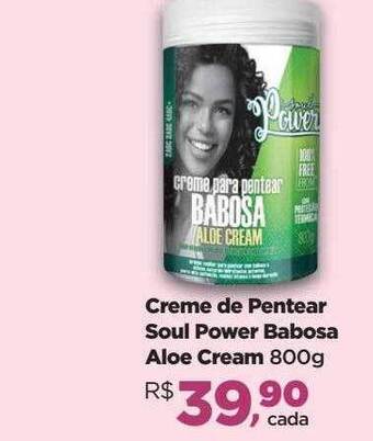 Farmácias Nissei Creme de pentear soul power babosa aloe cream oferta
