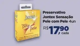 Farmácias Nissei Preservativo jontex sensação pele com pele oferta