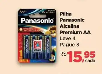 Pilho panasonic alcalina premium aa