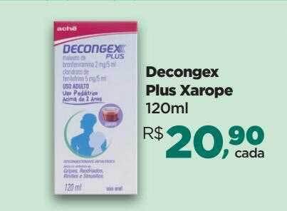 DECONGEX PLUS XAROPE COM 120ML