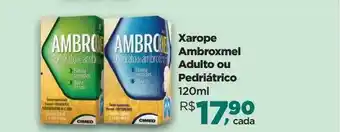 Xarope ambroxmel adulto ou pedriátrico