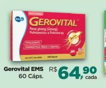 Gerovital ems 60 cáps
