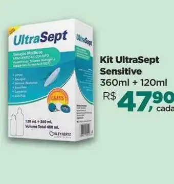 Farmácias Nissei Kit ultrasept sensitive oferta