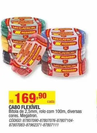 Leroy Merlin Cabo flexível oferta