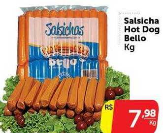 Salsicha hot dog bello kg