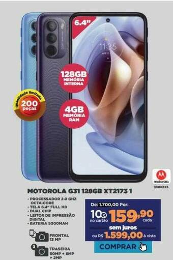 Móveis Simonetti Motorola g31 128gb xt2173 1 oferta