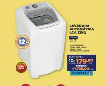 Lavadora automática lc 12kg colormaq