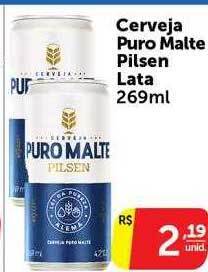 Pires Cerveja puro malte pilsen lata oferta