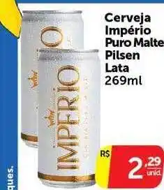 Pires Cerveja império puro malte pilsen lata oferta