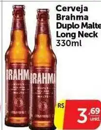 Cerveja brahma duplo malte long neck