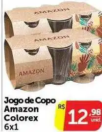Jogo de copo amazon colorex