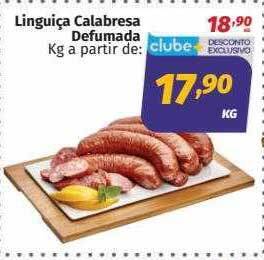 Supermercados Cidade Canção Linguiça calabresa defumada oferta