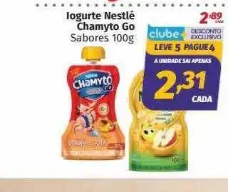 Supermercados Cidade Canção Iogurte nestlé chamyto go oferta