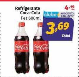 Supermercados Cidade Canção Refrigerante coca-cola oferta