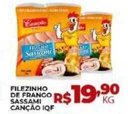 Supermercados Myatã Filezinho de frango sassami canção iqf oferta