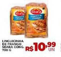 Supermercados Myatã Linguicinha de frango seara cong. oferta