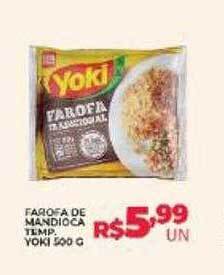 Supermercados Myatã Farofa de mandioca temp. yoki oferta