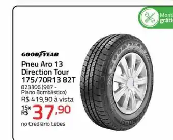 Goodyear pneu aro 13 direction tour 175 70r13 82t