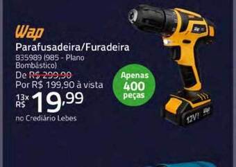 Wap parafusadeira furadeira