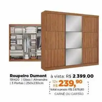 Lojas TaQi Roupeiro dumont oferta