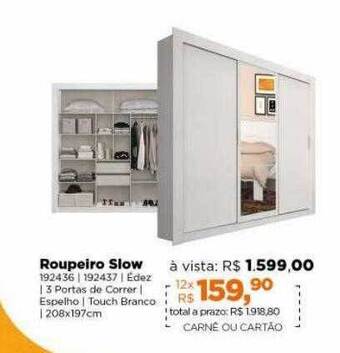 Lojas TaQi Roupeiro slow oferta