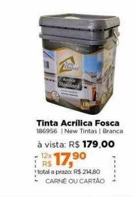 Lojas TaQi Tinta acrílica fosca oferta