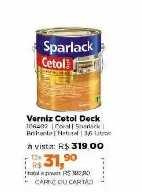 Verniz cetol deck