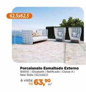 Lojas TaQi Porcelanato esmaltado externo oferta