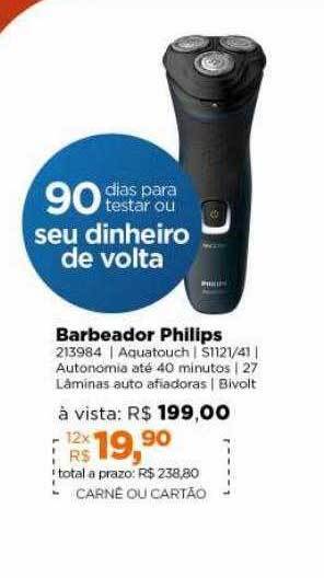 Lojas TaQi Barbeador philips oferta