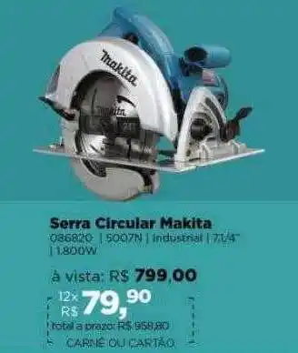 Lojas TaQi Serra circular makita oferta