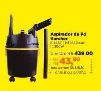 Lojas TaQi Aspirador de pó karcher oferta