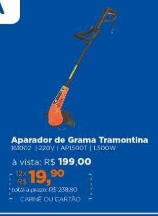 Lojas TaQi Aparador de grama tramontina oferta