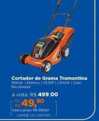 Lojas TaQi Cortador de grama tramontina oferta