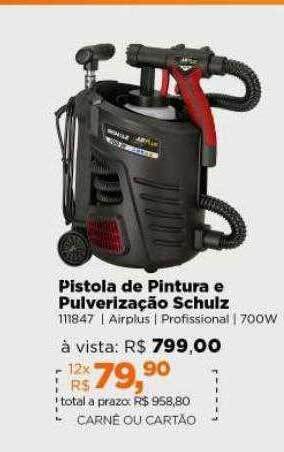 Lojas TaQi Pistola de pintura e pulverização schulz oferta