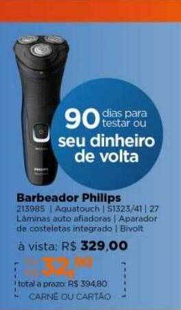 Lojas TaQi Barbeador philips oferta