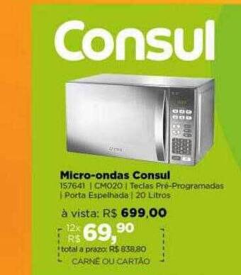 Micro-ondas consul