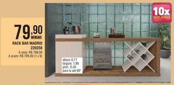 Rack bar madrid