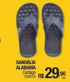 Sandália alabama cartago