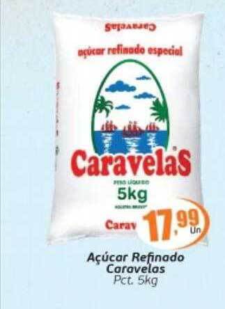 Açúcar refinado caravelas