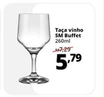 Supermercados Baklizi Taça vinho sm buffet oferta