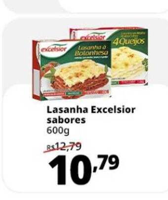 Supermercados Baklizi Lasanha excelsior sabores oferta