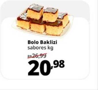 Supermercados Baklizi Bolo baklizi sabores kg oferta